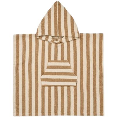 Wheat Terry Poncho Lille 7-8Y Beige 7-8Y Wheat Terry Poncho Lille 7-8Y Beige 7-8Y