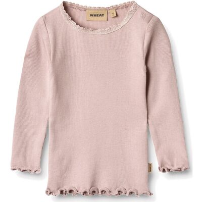 Wheat Rib T-Shirt L/S Reese 68 Purple 68 Wheat Rib T-Shirt L/S Reese 68 Purple 68