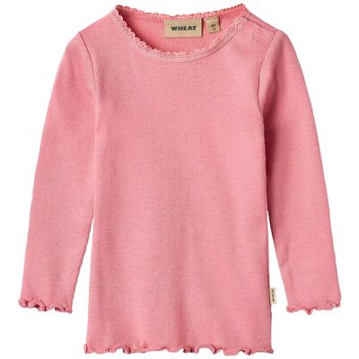 Wheat Rib T-Shirt L/S Reese 80 Pink 80 Wheat Rib T-Shirt L/S Reese 80 Pink 80