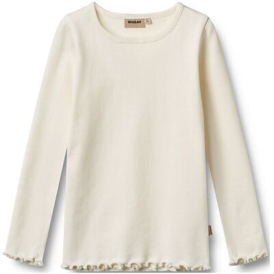 Wheat T-Shirt L/S Ida 74 White 74 Wheat T-Shirt L/S Ida 74 White 74