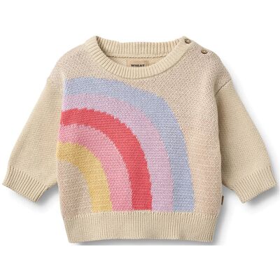 Wheat Jacquard Pullover Solveig 86 Beige 86 Wheat Jacquard Pullover Solveig 86 Beige 86