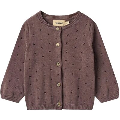 Wheat Knit Cardigan Maia 86 Purple 86 Wheat Knit Cardigan Maia 86 Purple 86