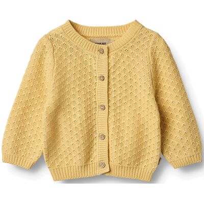 Wheat Knit Cardigan Magnella 74 Yellow 74 Wheat Knit Cardigan Magnella 74 Yellow 74