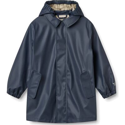 Wheat Rainwear Finley Long Jacket 116 Navy 116 Wheat Rainwear Finley Long Jacket 116 Navy 116