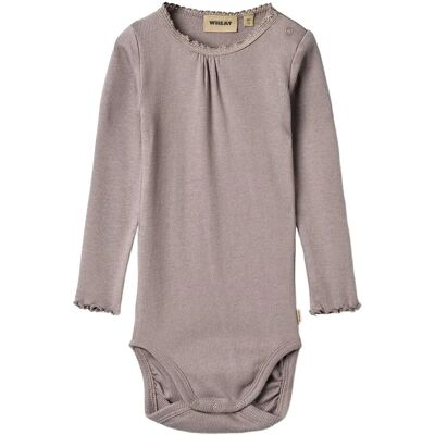 Wheat Rib Body L/S Lotta 86 Purple 86 Wheat Rib Body L/S Lotta 86 Purple 86