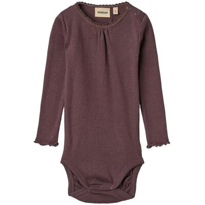 Wheat Rib Body L/S Lotta 56 Burgundy 56 Wheat Rib Body L/S Lotta 56 Burgundy 56