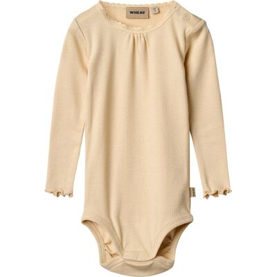 Wheat Rib Body L/S Lotta 62 Yellow 62 Wheat Rib Body L/S Lotta 62 Yellow 62