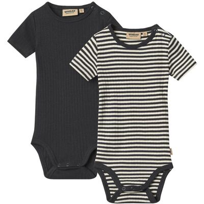 Wheat 2 Rib Body S/S Timo 68 Black 68 Wheat 2 Rib Body S/S Timo 68 Black 68