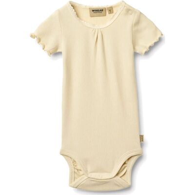 Wheat Rib Body S/S Edna 68 Cream 68 Wheat Rib Body S/S Edna 68 Cream 68