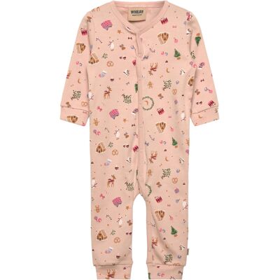 Wheat Sleepsuit Nikola 68 Pink 68 Wheat Sleepsuit Nikola 68 Pink 68