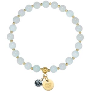 Bud To Rose Beverly Bracelet Lt.blue/Gold ONE SIZE Blue ONE SIZE Bud To Rose Beverly Bracelet Lt.blue/Gold ONE SIZE Blue ONE SIZE