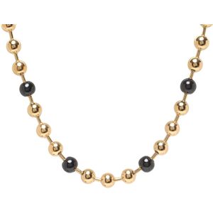 Bud To Rose Eclipse Short Necklace Black/Gold ONE SIZE Gold ONE SIZE Bud To Rose Eclipse Short Necklace Black/Gold ONE SIZE Gold ONE SIZE