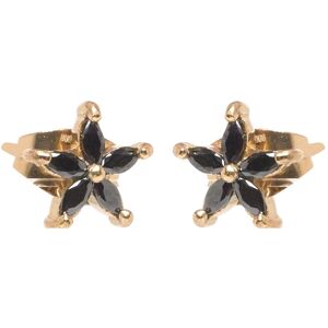 Bud To Rose Ivy Crystal Earring Black/Gold ONE SIZE Black ONE SIZE Bud To Rose Ivy Crystal Earring Black/Gold ONE SIZE Black ONE SIZE