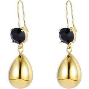 Bud To Rose Drop Crystal Hook Earring ONE SIZE Gold ONE SIZE Bud To Rose Drop Crystal Hook Earring ONE SIZE Gold ONE SIZE