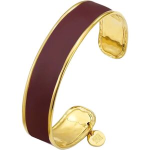 Bud To Rose Envy Enamel Bangle Wine/Gold ONE SIZE Burgundy ONE SIZE Bud To Rose Envy Enamel Bangle Wine/Gold ONE SIZE Burgundy ONE SIZE