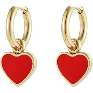 Bud To Rose Noble Heart Earring Black/Gold ONE SIZE Gold ONE SIZE Bud To Rose Noble Heart Earring Black/Gold ONE SIZE Gold ONE SIZE