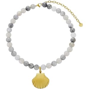 Bud To Rose Marbella Necklace Brown/Gold ONE SIZE Grey ONE SIZE Bud To Rose Marbella Necklace Brown/Gold ONE SIZE Grey ONE SIZE