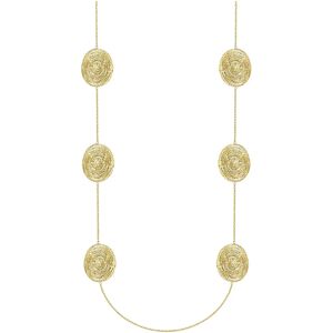 Bud To Rose Ray Oval Long Necklace Gold ONE SIZE Gold ONE SIZE Bud To Rose Ray Oval Long Necklace Gold ONE SIZE Gold ONE SIZE