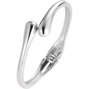 Bud To Rose Drop Bangle Silver ONE SIZE Silver ONE SIZE Bud To Rose Drop Bangle Silver ONE SIZE Silver ONE SIZE