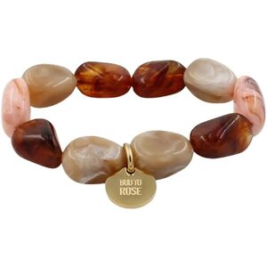 Bud To Rose Prisma Resin Bracelet Pink ONE SIZE Brown ONE SIZE Bud To Rose Prisma Resin Bracelet Pink ONE SIZE Brown ONE SIZE