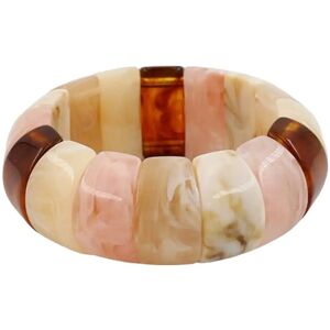 Bud To Rose Eclipse Resin Bracelet Pink ONE SIZE Pink ONE SIZE Bud To Rose Eclipse Resin Bracelet Pink ONE SIZE Pink ONE SIZE