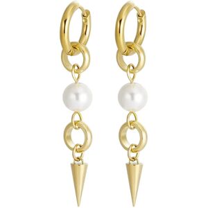 Bud To Rose Pearl Spike Earring Gold ONE SIZE Gold ONE SIZE Bud To Rose Pearl Spike Earring Gold ONE SIZE Gold ONE SIZE