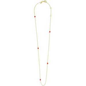 Design Letters Little Big Love Multiple Hearts Necklace - Goldplated ONE SIZE Gold ONE SIZE Design Letters Little Big Love Multiple Hearts Necklace - Goldplated ONE SIZE Gold ONE SIZE