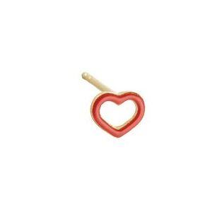 Design Letters Enamel Stud (1 Pcs) ONE SIZE Red ONE SIZE Design Letters Enamel Stud (1 Pcs) ONE SIZE Red ONE SIZE