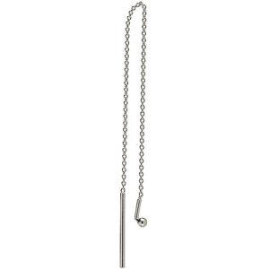 Design Letters Earring Chain L:10CM Silver L:10CM Design Letters Earring Chain L:10CM Silver L:10CM