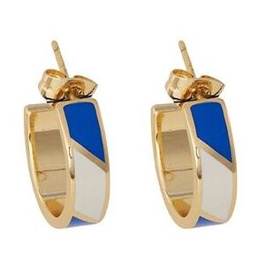 Design Letters Striped Candy Earrings (Set Of 2 Pcs) Ø 16 MM Gold Ø 16 MM Design Letters Striped Candy Earrings (Set Of 2 Pcs) Ø 16 MM Gold Ø 16 MM