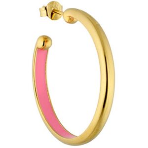 Design Letters Rainbow Hoops 4Mm Gold Plated 4 MM Pink 4 MM Design Letters Rainbow Hoops 4Mm Gold Plated 4 MM Pink 4 MM