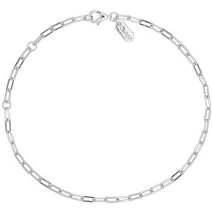 Design Letters Chunky Square Link Chain Small Bracelet - Silver ONE SIZE Silver ONE SIZE Design Letters Chunky Square Link Chain Small Bracelet - Silver ONE SIZE Silver ONE SIZE