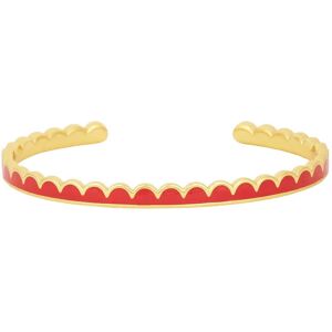 Design Letters Lace Bangle - Brass L:6.1CM Gold L:6.1CM Design Letters Lace Bangle - Brass L:6.1CM Gold L:6.1CM