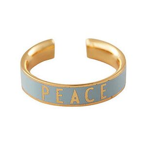 Design Letters Word Candy Ring ONE SIZE Gold ONE SIZE Design Letters Word Candy Ring ONE SIZE Gold ONE SIZE