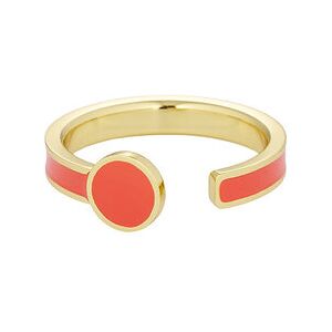 Design Letters Rainbow Dot Ring 48-58 Coral 48-58 Design Letters Rainbow Dot Ring 48-58 Coral 48-58
