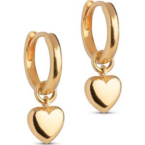 Enamel Copenhagen Hoops, Amore ONE SIZE Gold ONE SIZE Enamel Copenhagen Hoops, Amore ONE SIZE Gold ONE SIZE