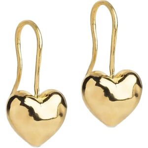 Enamel Copenhagen Earrings, Poma Drop Heart ONE SIZE Gold ONE SIZE Enamel Copenhagen Earrings, Poma Drop Heart ONE SIZE Gold ONE SIZE