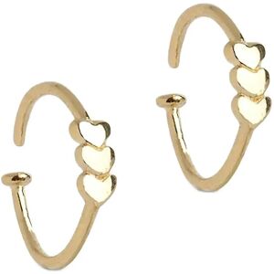 Enamel Copenhagen Hoops, Twistie Love ONE SIZE Gold ONE SIZE Enamel Copenhagen Hoops, Twistie Love ONE SIZE Gold ONE SIZE