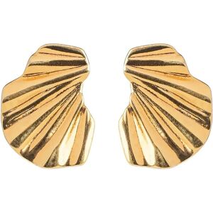 Enamel Copenhagen Wave Earring ONE SIZE Gold ONE SIZE Enamel Copenhagen Wave Earring ONE SIZE Gold ONE SIZE