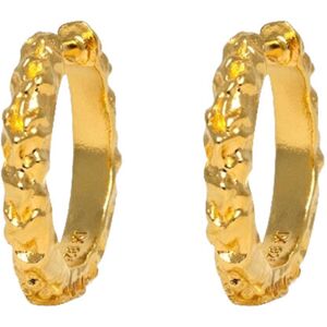 IX Studios Ix Mini Crunchy Edge Earring ONE SIZE Gold ONE SIZE IX Studios Ix Mini Crunchy Edge Earring ONE SIZE Gold ONE SIZE