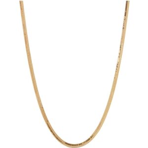 LUV AJ The Classique Herringbone Chain-Gold ONE SIZE Gold ONE SIZE LUV AJ The Classique Herringbone Chain-Gold ONE SIZE Gold ONE SIZE