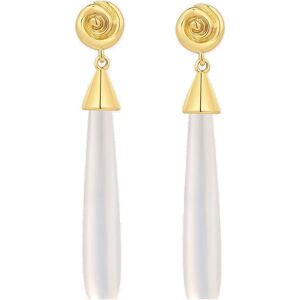 LUV AJ The Coquille Stone Drop Studs- Gold ONE SIZE Gold ONE SIZE LUV AJ The Coquille Stone Drop Studs- Gold ONE SIZE Gold ONE SIZE
