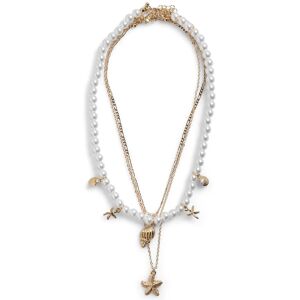 Pieces Pckirstini M Necklace 3-Pack ONE SIZE White ONE SIZE Pieces Pckirstini M Necklace 3-Pack ONE SIZE White ONE SIZE