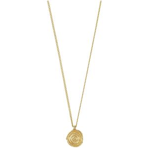 Pilgrim Air Coin Necklace Gold-Plated ONE SIZE Gold ONE SIZE Pilgrim Air Coin Necklace Gold-Plated ONE SIZE Gold ONE SIZE