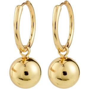 Pilgrim Air Hoop Earrings Gold-Plated ONE SIZE Gold ONE SIZE Pilgrim Air Hoop Earrings Gold-Plated ONE SIZE Gold ONE SIZE