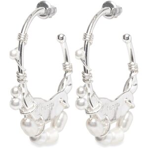 Pilgrim Focus Hoop Earrings Silver-Plated ONE SIZE Silver ONE SIZE Pilgrim Focus Hoop Earrings Silver-Plated ONE SIZE Silver ONE SIZE