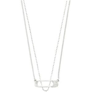 Pilgrim Instant Necklace, 2-In-1 Set, Silver-Plated ONE SIZE Silver ONE SIZE Pilgrim Instant Necklace, 2-In-1 Set, Silver-Plated ONE SIZE Silver ONE SIZE