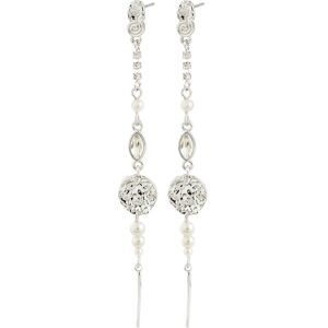 Pilgrim Fire Earrings Silver-Plated ONE SIZE Silver ONE SIZE Pilgrim Fire Earrings Silver-Plated ONE SIZE Silver ONE SIZE