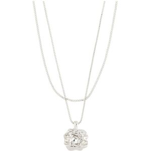 Pilgrim Feel Necklace 2-In-1 Set Silver-Plated ONE SIZE Silver ONE SIZE Pilgrim Feel Necklace 2-In-1 Set Silver-Plated ONE SIZE Silver ONE SIZE