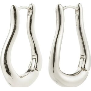 Pilgrim Unfold Hoops Silver-Plated ONE SIZE Silver ONE SIZE Pilgrim Unfold Hoops Silver-Plated ONE SIZE Silver ONE SIZE